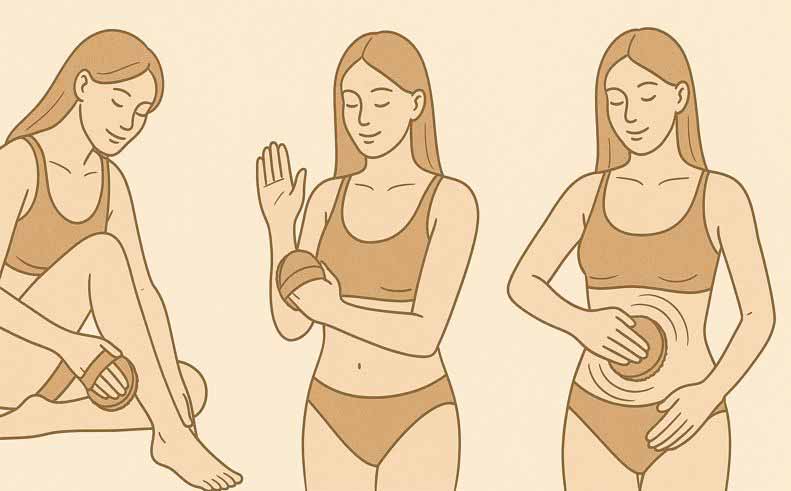 راهنمای طریقه مصرف برس بدن خشک